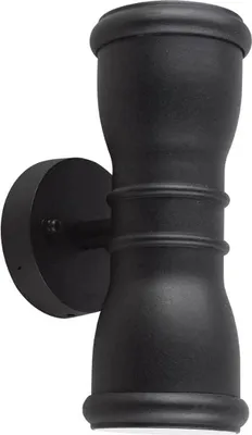 Productafbeelding van Elstead Malvern LED buitenwandlamp, GU10, 2-voudig, zwart, IP44