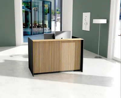 Produktbild von Marino up & down Empfangstheke 166 x 98 cm, elektrisch höhenverstellbar