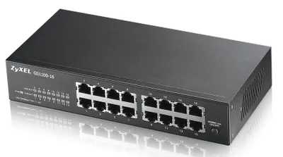 Immagine prodotto di Zyxel GS1100-16, non gestito, Gigabit Ethernet (10/100/1000)