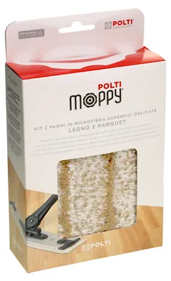 Produktbild von POLTI Moppy Kit 2x Mikofaser Reinigungstücher (Holz, Parkett)