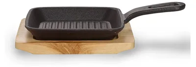 Produktbild von Echtwerk EW-GE-1343 Quadratische Servierschale mit Grillstreifen, Menge:4