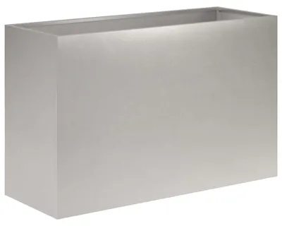 Produktbild von vidaXL Garten-Pflanzgefäß Silber 80 x 40 x 50 cm Edelstahl