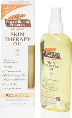 Produktbild von Palmer's Cocoa Butter Formula Cocoa Butter Skin Therapy Oil with Vitamin E, Öl, Glättend, trockene Haut, Jeder Hauttyp, 150 ml, 1 Stück(e)