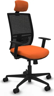 Obrázok produktu pre Kancelárske kreslo s opierkou hlavy Yunquera traslack Piqueras y Crespo 1D036N2 Orange