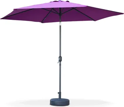Produktbild von sweeek - Gerader runder Sonnenschirm Ø3m - Violett