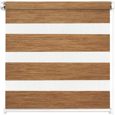Produktbild von Doppelrollo Natural, Braun, 105x150cm - Duo-Rollo
