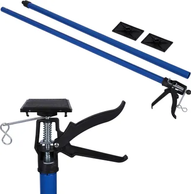 Produktbild von Stropná podpera Wiltec 115-290 cm do 30 kg a do 45°, oceľová montážna podpera, jednoručná podpera, rýchloupínacia podpera pre steny, stropy, zárubne