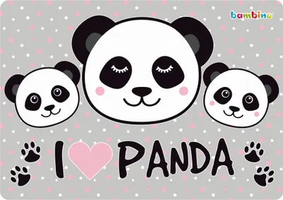 Obrázok produktu pre Laminovaný podklad A3 MIX I panda