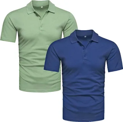 Zdjęcie produktu dla Recea T-shirt męski Kogan niebiesko-zielony XXL
