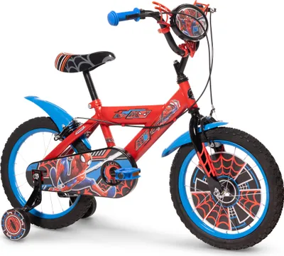 Produktbild von 16-Zoll Marvel Spider-Man Fahrrad von Huffy, 5-7 Jahre, Rot