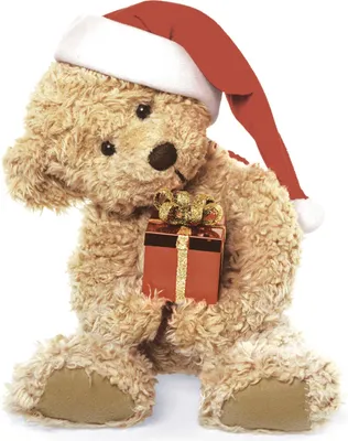 Produktbild von 20 Servietten Cute Xmas - Weihnachtsbär mit Geschenk 33x33cm
