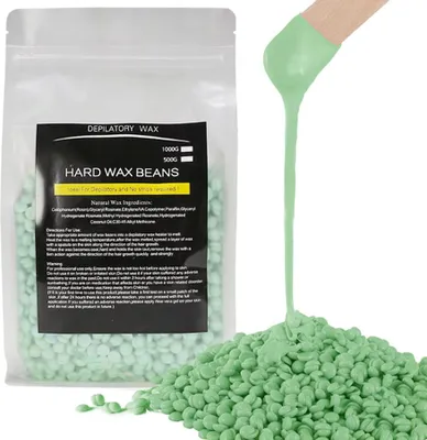 Zdjęcie produktu dla Wosk Twardy Do Depilacji W Dropsach Dropsy Do Podgrzewacza |Zielony||500G|