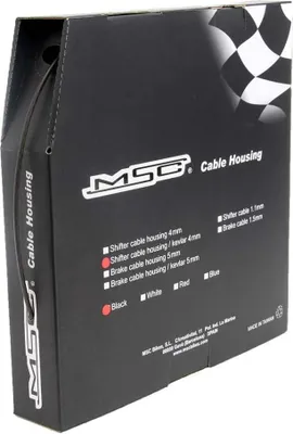 Produktbild von Msc Aramidic Bremszugaußenhülle 30 M Schwarz 5 mm Schwarz 5 mm