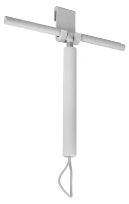 Produktbild von Teleskop-Duschabzieher, inkl. Halterung, grau