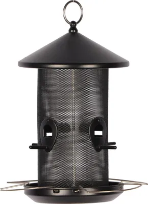 Produktbild von Duvo+ Gartenvögel Futterspender Metallrohr schwarz