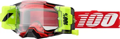 Produktbild von Schutzbrille Modell Armega Forecast Roll-Off Rot/Weiss/Gelb Fluo