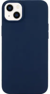 Produktbild von Mobigear Colors iPhone 14 Hülle, flexibles TPU-Rückseitenetui – Marineblau