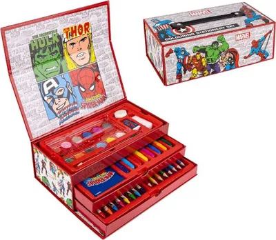 Obrázek produktu pro Kufřík na omalovánky Avengers s praktickou zásuvkou