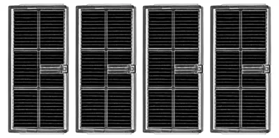 HEPA-Ersatzfilter, 4 Stück, für Dreametech X40 Ultra u. a.