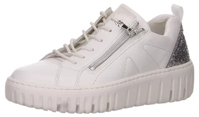 Produktbild von Waldläufer Sporthalbschuhe Formsohle modisch in weiss/weiss kombi, Gr. 7