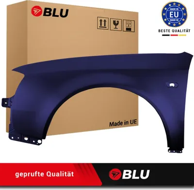 Image de BLU Aile Compatible avec Audi A6 C5 LY5K Gauche Blau BrillantBlau | 1997-2001 | Avant | Peint| Prêt à Monter | Acier