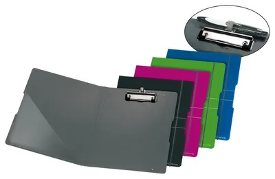 Immagine prodotto di Herlitz Klemmbrettmappe A4 PF grau/apfel       m.Stifthalter