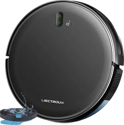 Obrázok produktu pre Robotický vysávač, inteligentné mapovanie, sací výkon 4000 Pa, čierny