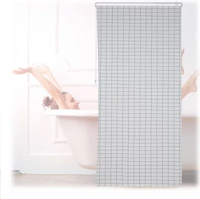 Produktbild von Karierter Duschvorhang