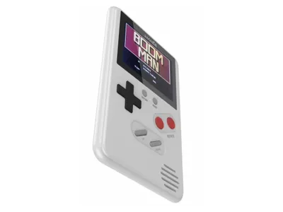 Image de TechKidz, console portable Slim avec 500 jeux, blanc