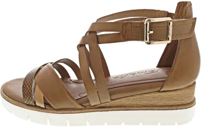 Produktbild von Tamaris Sandalen Plat  Sandalen Plat - Cognac - Maat 37