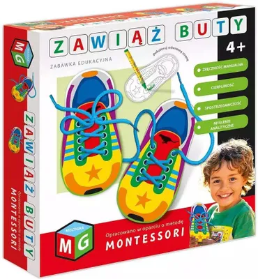Zdjęcie produktu dla Zawiąż Buty - Zabawka Edukacyjna Montessori