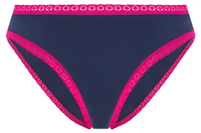 Produktbild von Bio-Baumwoll-Slip mit Spitze – 6er Pack
