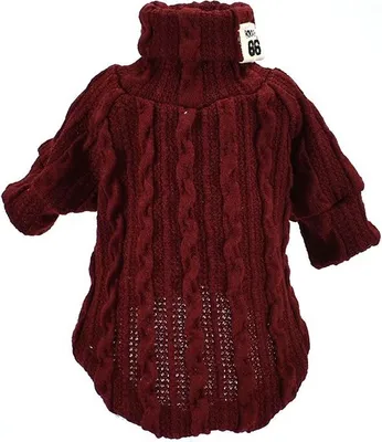 Produktbild von Pullover/Ärmelhemd für Hund Spring - Burgundy S