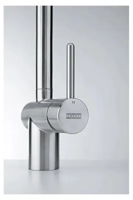 Produktbild von Franke Leda Neo Einhebelmischer Edelstahl Schwenkauslauf Ausziehbrause 385 mm