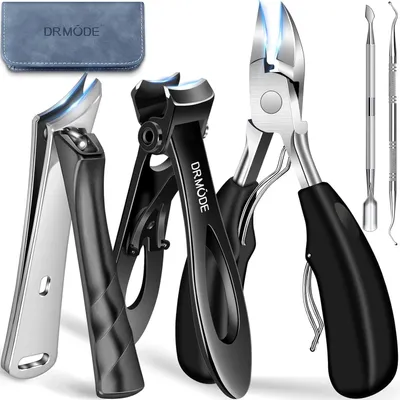 Productafbeelding van DRMODE Nagelknipper voor dikke teennagels, nagelknipper met lange handgreep