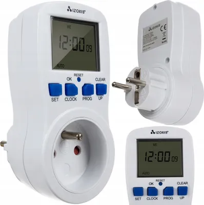Zdjęcie produktu dla Programator Czasowy Włącznik Wyłącznik Timer LCD IZOXIS