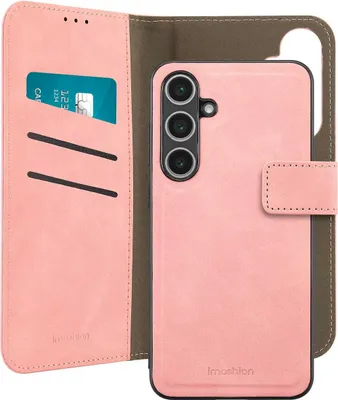 Zdjęcie produktu dla imoshion Zdejmowana półka na książki 2 w 1 Luxe dla Samsung Galaxy S24 FE - różowa