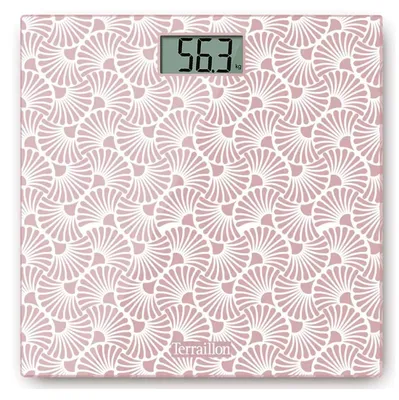 Image de 160kg.100g.elect.verre. Rose. - Terraillon