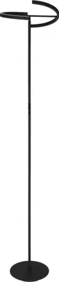 Immagine prodotto di Lampada da terra a LED EGLO Castelpoto, lampada da soggiorno dimmerabile tramite touch, lampada da terra orientabile, lampada da lettura in acciaio nero, luce bianco caldo, 180 cm