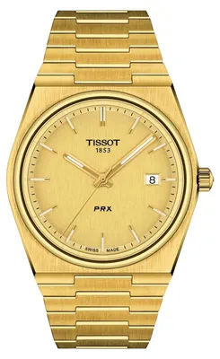 Productafbeelding van Tissot PRX Gold herenhorloge, quartz, modelnummer T137.410.33.021.00