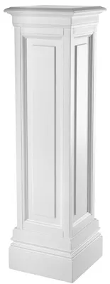 Image de Casa Padrino Colonne de salon Blanc 33 x 33 x H. 120 cm - Collection de luxe