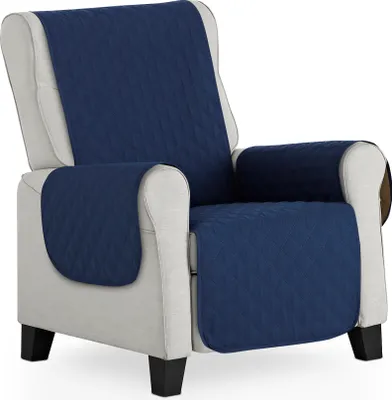Produktbild von BESTCOVERS Sesselüberwürf Sesselschoner Schonbezug Sesselschutz 55*195cm BLAU