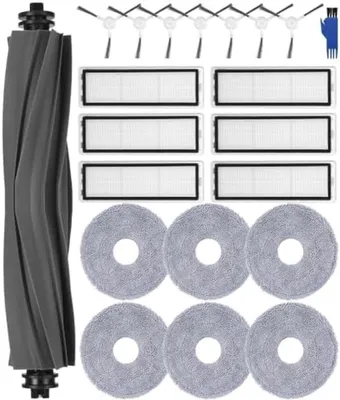 Produktbild von PromoHome® Ersatzteile Zubehörset für Dreame L10s Ultra/L10 Ultra Staubsaugerroboter, 1 Hauptbürste, 6 Filter, 6 Wischpads, 7