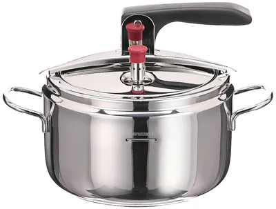 Zdjęcie produktu dla Szybkowar Barazzoni 5 l srebrny, średnica 22 cm
