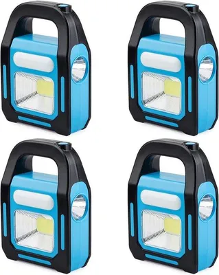 Immagine prodotto di Lampada da campeggio a LED COB USB solare 3 in 1, set da 4 – Ricaricabile – Impermeabile – Lampada di emergenza – Ricarica dispositivi