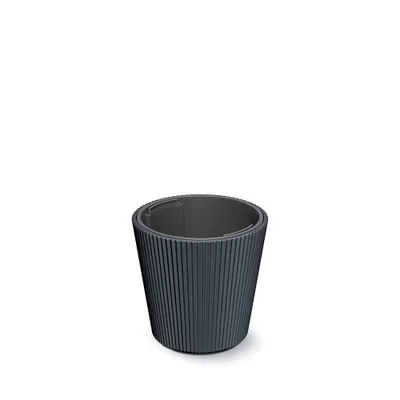 Image de Prosperplast s.r.o. Pot de fleurs avec insert MILLY anthracite 29,9 cm