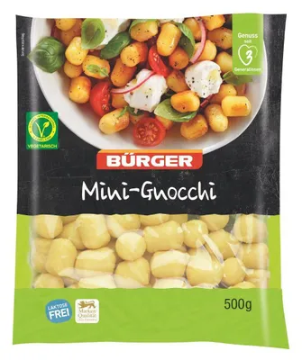 Produktbild von Bürger - Mini-Gnocchi, 500 g Beutel