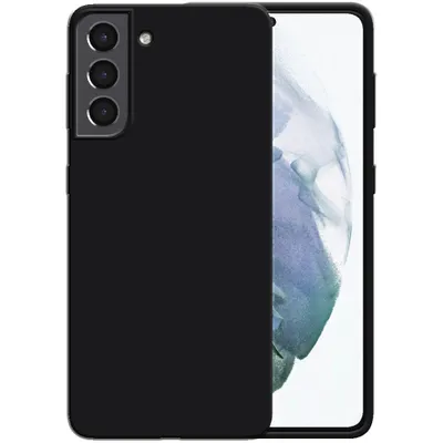 Image de Smartphonica Étui en silicone pour Samsung Galaxy S21
  Plus avec intérieur souple - Noir