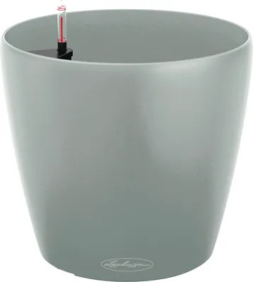 Obrázek produktu pro Samozavlažovací květináč Lechuza Classico Eco Ø 35 cm recyklovaný plast světle šedý
