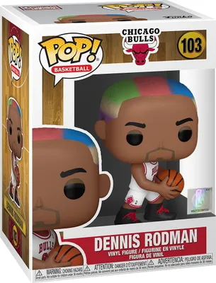Produktbild von NBA Chicago Bulls - Dennis Rodman 103 - Funko Pop! - Vinyl Figur